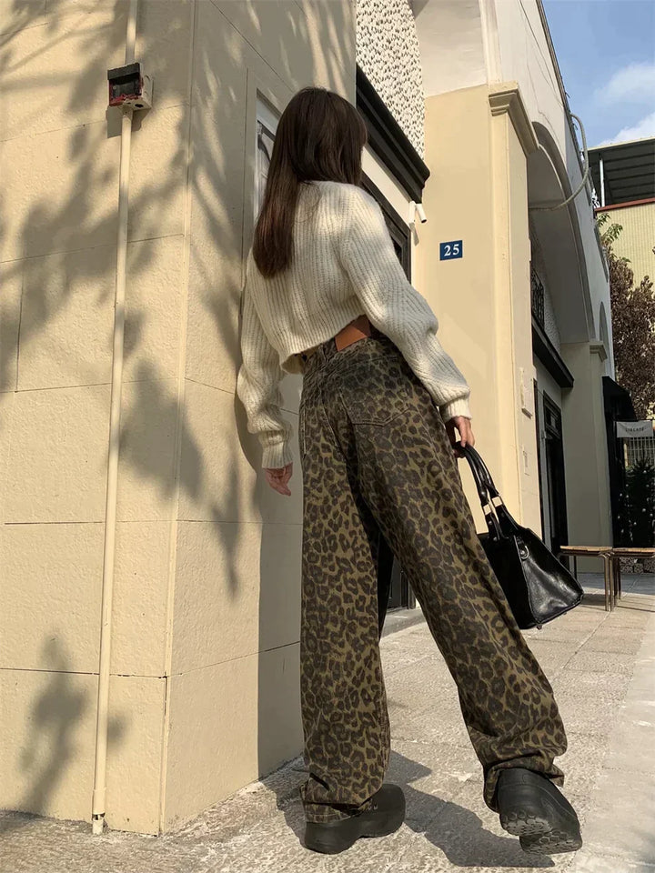 Jenna - Leopard Print Jeans