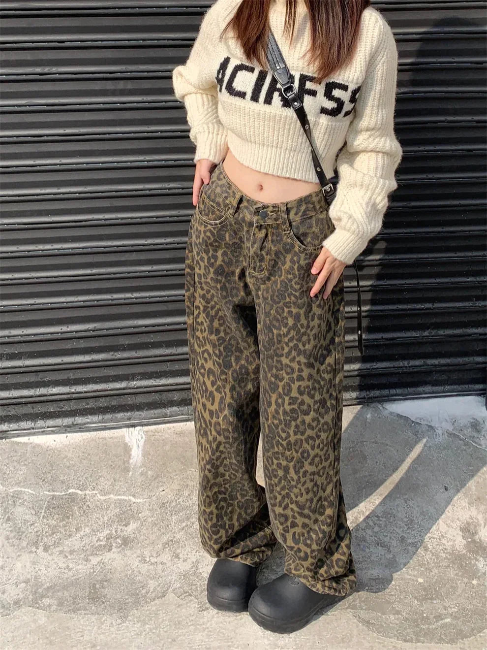 Jenna - Leopard Print Jeans